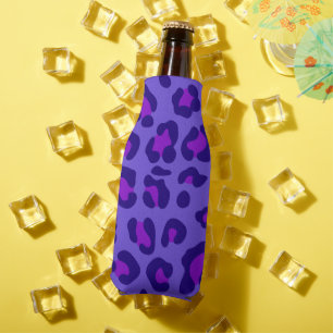 Enfriador De Botellas "Leopardo púrpura eléctrico"