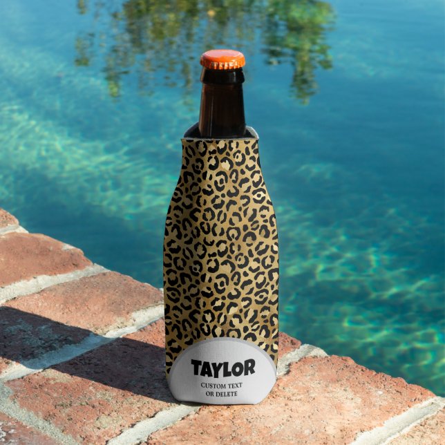 Enfriador De Botellas leprard Print Custom  (Piscina in situ)