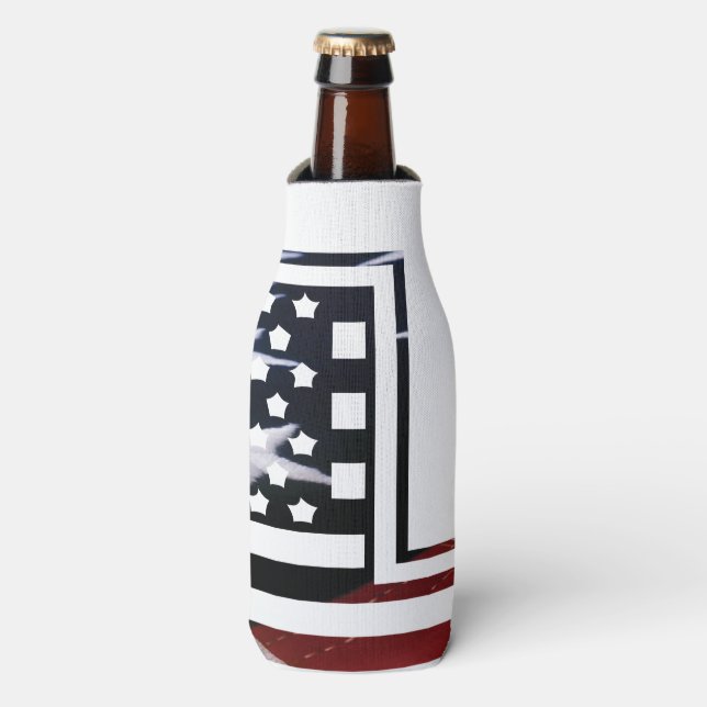 Enfriador De Botellas Letra L Monograma inicial USA (Frente de la botella)