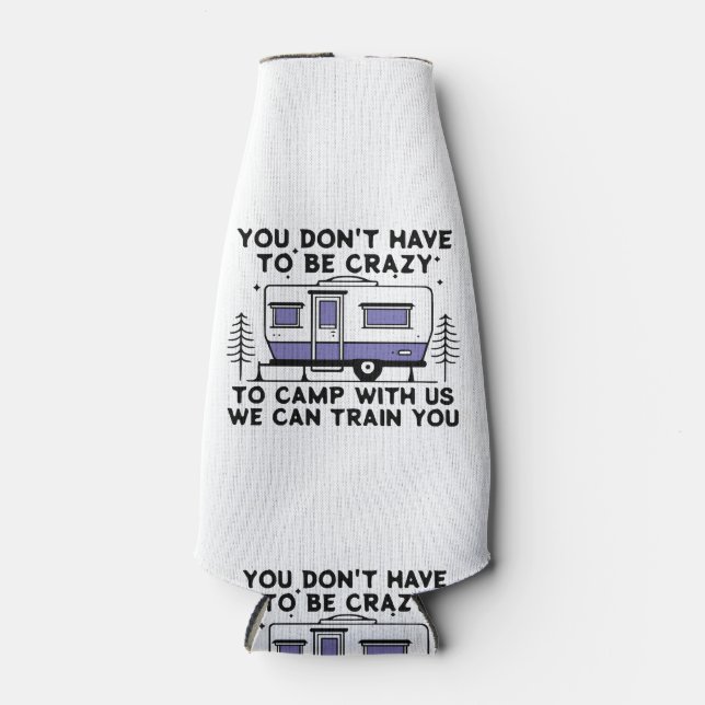 Enfriador De Botellas Leyenda de camping desde siempre (Anverso)