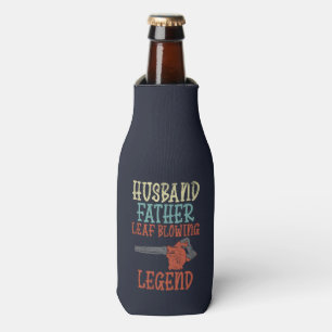 Enfriador De Botellas Leyenda de flores de hojas del padre del marido pe