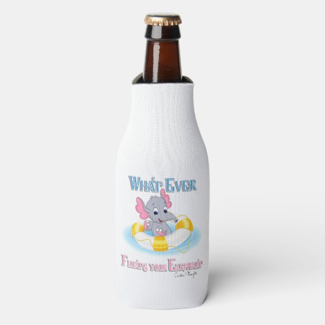 Enfriador De Botellas Lo que flote tu elefante 3 (Frente de la botella)
