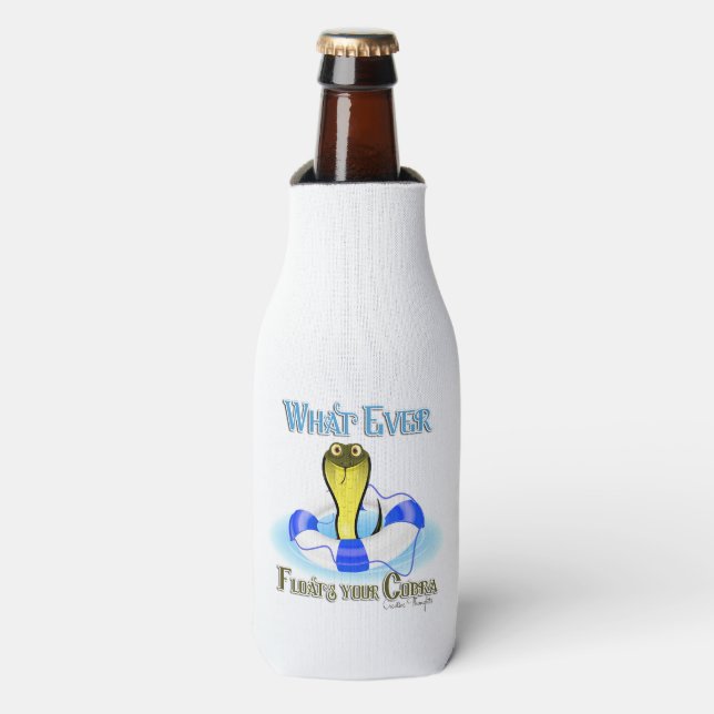 Enfriador De Botellas Lo que flote tu obra (Frente de la botella)