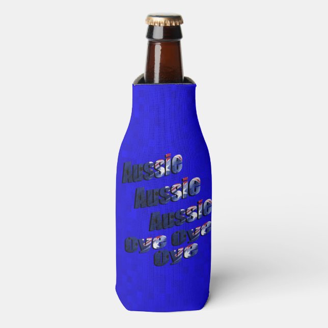 Enfriador De Botellas Logo de Aussie Oye Picture, (Frente de la botella)