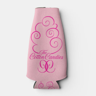Enfriador De Botellas Logo de CC Rosa en rosa