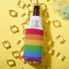 Enfriador De Botellas Logotipo de Orgullo Gay de la Compañía del Triángu