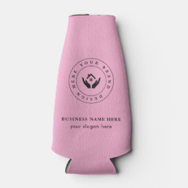 Enfriador De Botellas Logotipo de Personalizado Minimalista simple y pro