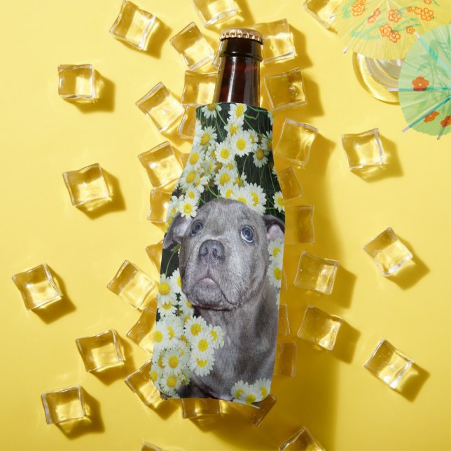 Enfriador De Botellas Los cachorros de Staffordshire se levantan y huele (Verano in situ)