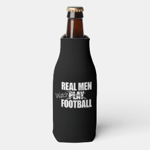 Enfriador De Botellas Los hombres de verdad ven fútbol americano