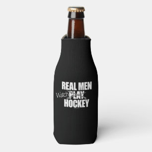 Enfriador De Botellas Los verdaderos hombres ven el hockey