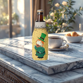 Enfriador De Botellas Lucky Charm Leprechaun Irish Bubbly Golden Beer