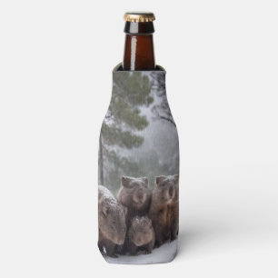 Enfriador De Botellas Madriguera congelada: familia de wombats australia