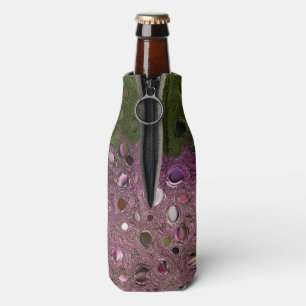 ENFRIADOR DE BOTELLAS MANIPULACIÓN ABSTRACTA/ VERDE Y MAGENTA/DIGITAL