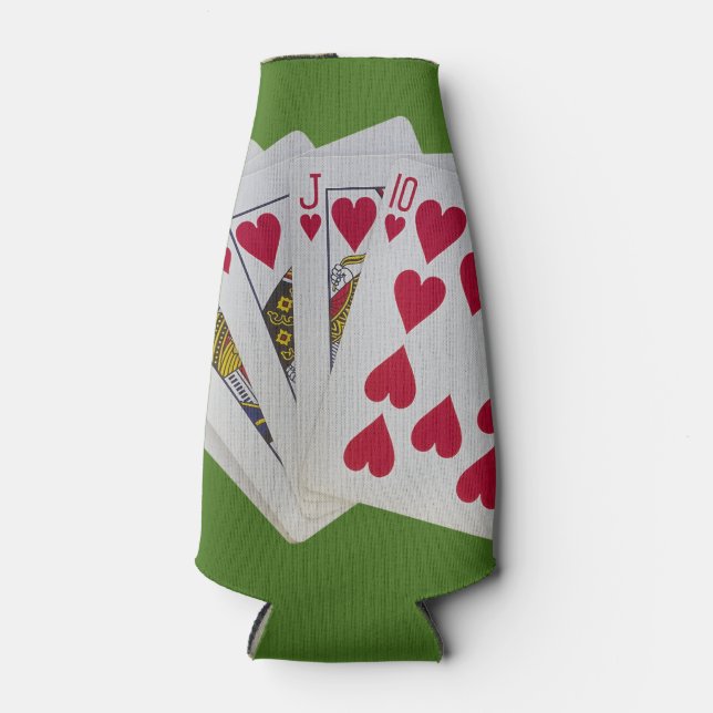 Enfriador De Botellas Mano de póquer Hearts (Anverso)