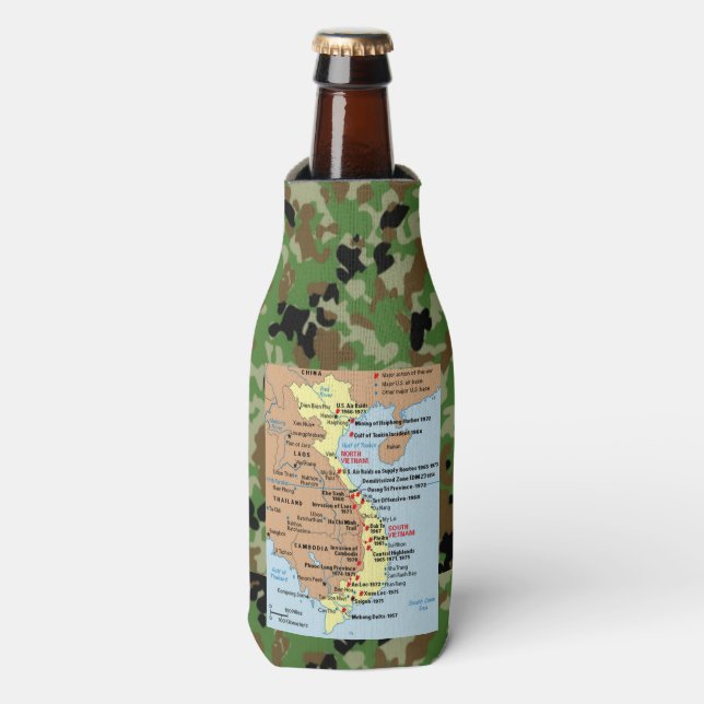 ENFRIADOR DE BOTELLAS MAPA DE VIETNAM (Frente de la botella)