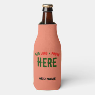 ENFRIADOR DE BOTELLAS MARCA VERIFICADA PERSONALIZADO CORAL NARANJA ESTIL
