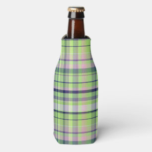 Enfriador De Botellas Marina de guerra rosada Madras de muy buen gusto