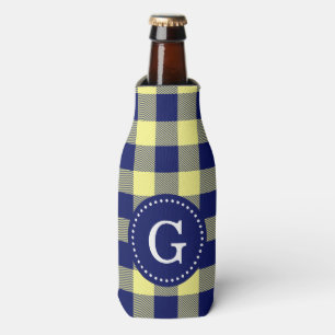Enfriador De Botellas marino Blue Buffalo Plaid