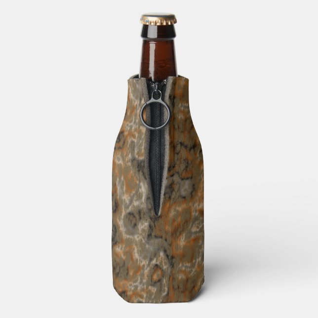 Enfriador De Botellas Mármol de Oliva Dorada (Reverso de la botella)