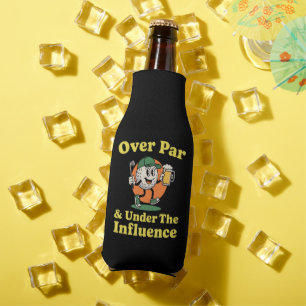 Enfriador De Botellas Más de Par y Bajo la Influencia Golf Bebida