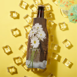 Enfriador De Botellas Mason Jar y White Daisies Country Barn Boda