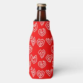 Enfriador De Botellas Mazes de San Valentín blanco