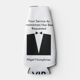 Enfriador De Botellas Mejor invitado hombre o groomsman