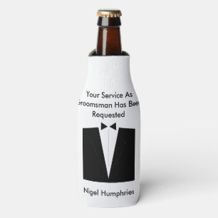 Enfriador De Botellas Mejor invitado hombre o groomsman