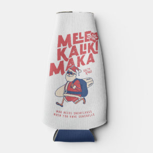 Enfriador De Botellas Mele Kalikimaka - Divertidos Navidades de Santa Ha