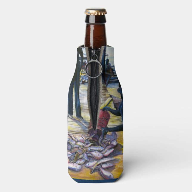 Enfriador De Botellas Menú de hoy, Harbour Island, Bahamas (Reverso de la botella)