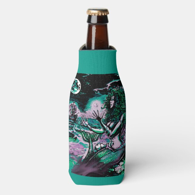 Enfriador De Botellas Mermaid Siren Atlantis Pearl (Frente de la botella)
