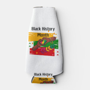 Enfriador De Botellas Mes de la Historia Negra celebrando el auge juntos