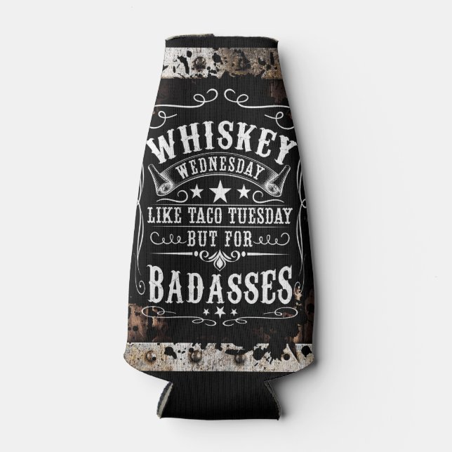 Enfriador De Botellas Miércoles de Whiskey (Anverso)
