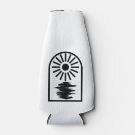 Enfriador De Botellas Minimalist Celestial Sun and water