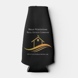 Enfriador De Botellas Moda inmobiliario Black Gold House Personalizado M