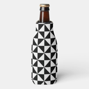 Enfriador De Botellas Modelo blanco y negro del triángulo