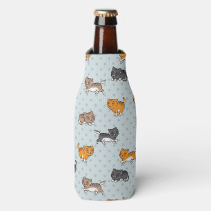 Enfriador De Botellas modelo con los gatos divertidos