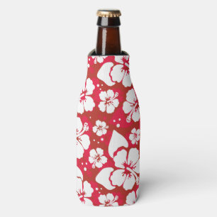 Enfriador De Botellas Modelo de flores del hibisco
