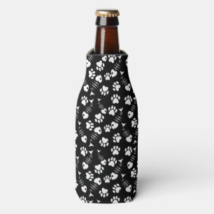 Enfriador De Botellas modelo de la impresión del gato del hueso de