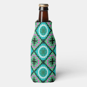 Enfriador De Botellas Modelo de Suzani con adornos del Uzbek y del