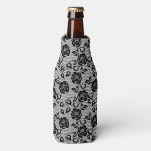 Enfriador De Botellas Modelo negro del cordón en el fondo blanco