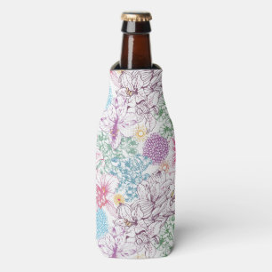 Enfriador De Botellas Modelo precioso con las flores coloridas