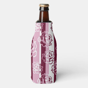 Enfriador De Botellas Modelo rayado con los rosas
