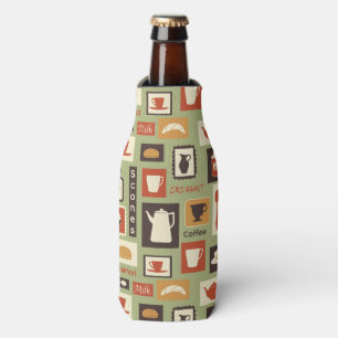 Enfriador De Botellas Modelo retro con los platos de la cocina para el