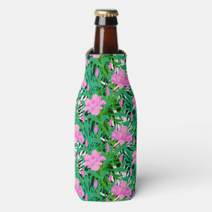 Enfriador De Botellas Modelo tropical con las flores de la selva