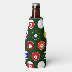 Enfriador De Botellas Modelo verde de los billares de la bola de piscina