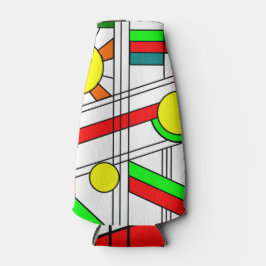 Enfriador De Botellas Moderna apariencia de vidrio templado