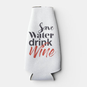 Enfriador De Botellas Moderno, divertido, creativo, divertido Save Water
