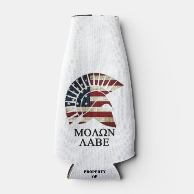 ENFRIADOR DE BOTELLAS MOLON LABE (Anverso)