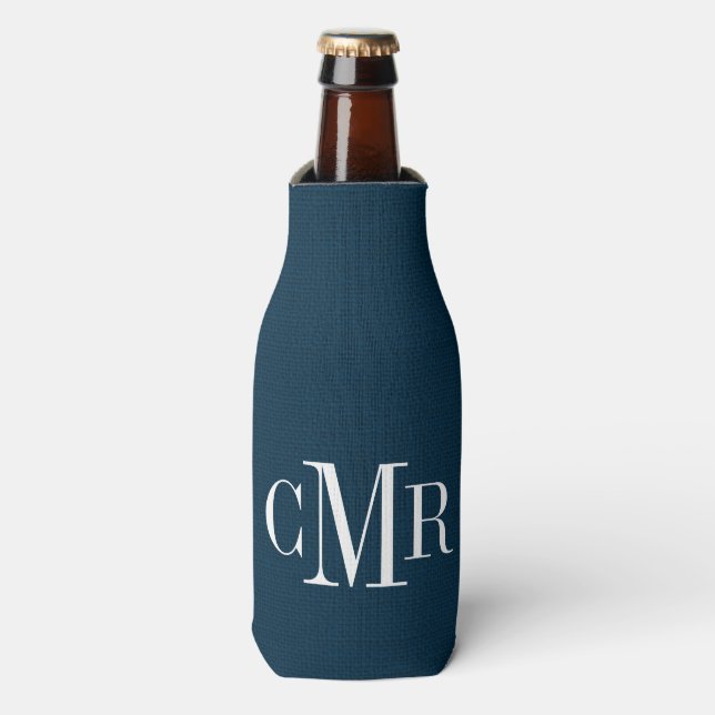 Enfriador De Botellas Monograma clásico de la Marina Rusa (Frente de la botella)